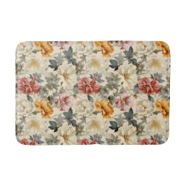 Klassiek mooi Noors waterverf retro floral Badmat