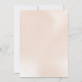 Klassiek mosterd roze roze Vrijgezellenfeest Kaart (Achterkant)