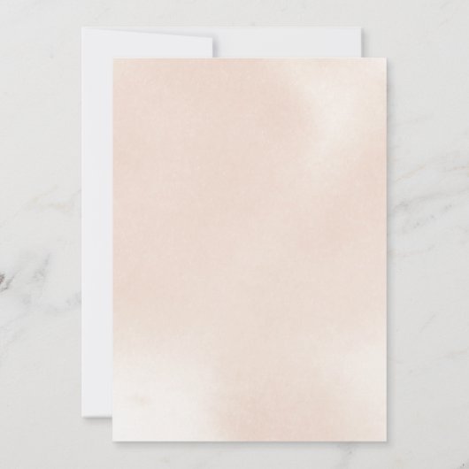 Klassiek mosterd roze roze Vrijgezellenfeest Kaart (Achterkant)