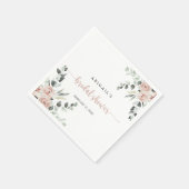 Klassiek mosterd roze roze Vrijgezellenfeest Servet (Hoek)