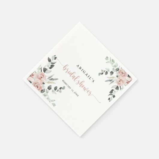 Klassiek mosterd roze roze Vrijgezellenfeest Servet (Hoek)