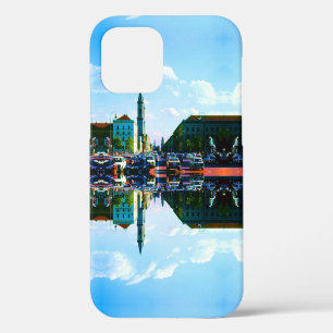 Klassiek München ludwigstraße Universiteitskerk Case-Mate iPhone Case