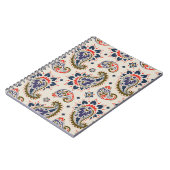 Klassiek naadloos paisley patroon ontwerp. notitieboek (Linkerzijde)