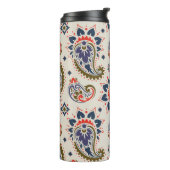 Klassiek naadloos paisley patroon ontwerp. thermosbeker (Gedraaid links)