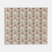Klassiek Naadloos Patroon Fleece Deken (Voorkant (Horizontaal))