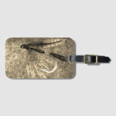 Klassiek natte Bagagelabel (Voorkant (horizontaal))