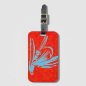 Klassiek natte Bagagelabel (Voorkant (verticaal))