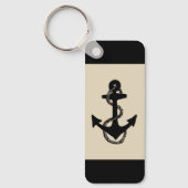 klassiek nautisch ANCHOR + ROPE | SLEUTELHANGER (Voorkant)