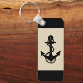 klassiek nautisch ANCHOR + ROPE | SLEUTELHANGER (Voorkant)