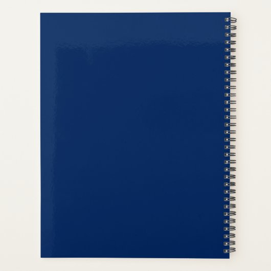 Klassiek nautisch anker 5 sterren Captain's Log Na Planner (Achterkant)