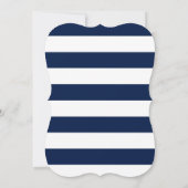 Klassiek nautisch anker Sla de datum op Save The Date (Achterkant)