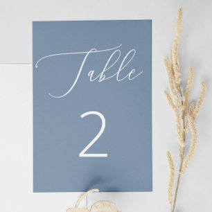 Klassiek nautisch stoffig blauwe leisteen script b kaart