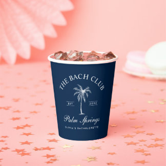 Klassiek Navy Bachelorette Party Papieren Bekers