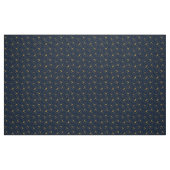 Klassiek Navy Blauw en Goud Stof Naadloos Patroon (Fat Quarter)