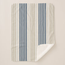 Klassiek Navy Blauwe Ticking Streep Patroon