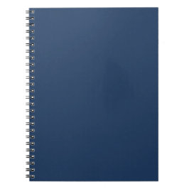 Klassiek Navyblauw Effen Kleur Minimalistisch Notitieboek
