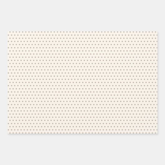 Klassiek neutraal ivoor taupe houndstooth patroon inpakpapier vel (Voorkant 2)