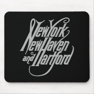 Klassiek New York, New Haven en Hartford-spoorweg Muismat
