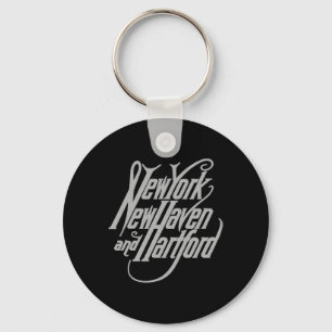 Klassiek New York, New Haven en Hartford-spoorweg Sleutelhanger
