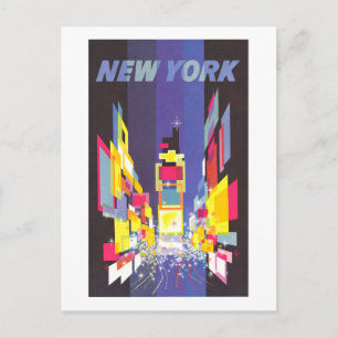 Klassiek New York Times Square Reis Briefkaart