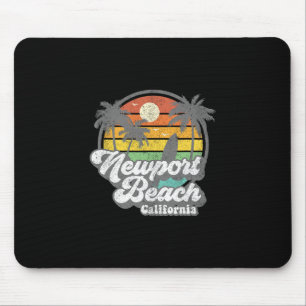 Klassiek Newport Beach California Ca Surfen Retro  Muismat
