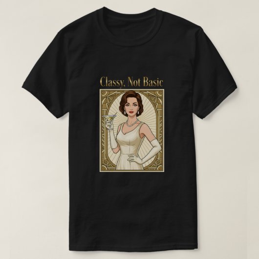 Klassiek, niet gewoon t-shirt (Design voorkant)
