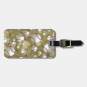 Klassiek Nieuw Over  Baseballs Dual Pattern Bagagelabel (Voorkant horizontaal)