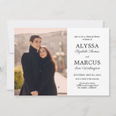 Klassiek nodigt het Verloving van de Huwelijksrepe Kaart (Voorkant)