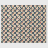 Klassiek noodlijdend honkbal cadeaupapier (Vlak)