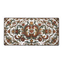 Klassiek Noors Rosemaling Bloempatroon - Klant