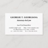 Klassiek, nostalgisch en traditioneel Visitekaartj Visitekaartje (Voorkant)