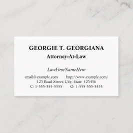 Klassiek, nostalgisch en traditioneel Visitekaartj Visitekaartje