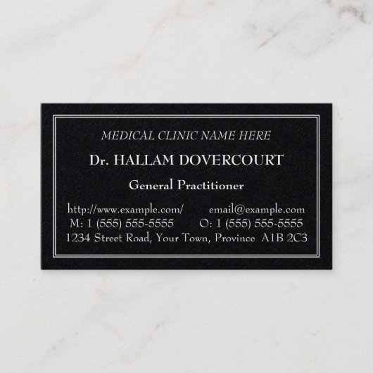 Klassiek, nostalgisch, en Visitekaartje (Voorkant)