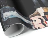 Klassiek Notenkraker Kerst Wrapping Papier (Rol Hoek)