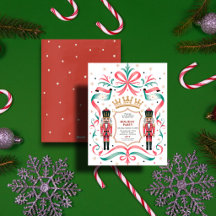 Klassiek Notenkraker Kerstfeest Roze Lint