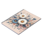 Klassiek Notitieboek | Elegante Bloemige Briefpapi (Linkerzijde)