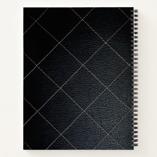 Klassiek Notitieboek tijdschrift van mannen (Achterkant)