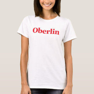 Klassiek Oberlin Dames T-shirt (wit)