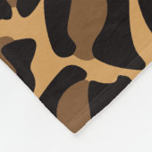 Klassiek Oerwoud rondom lakpatroon Fleece Deken (Hoek)