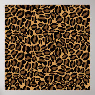 Klassiek Oerwoud van het lakpatroon van het Leopar Poster