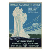 Klassiek Old Faithful in Yellowstone National Park (Voorkant)