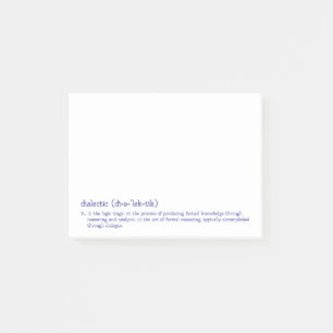 Klassiek onderwijs Trivium Dialectisch stadium   B Post-it® Notes
