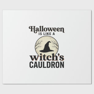 Klassiek Ongeluks Kasteel Halloween Stad Shirt Ont Cadeaupapier