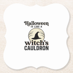 Klassiek Ongeluks Kasteel Halloween Stad Shirt Ont Kartonnen Onderzetters