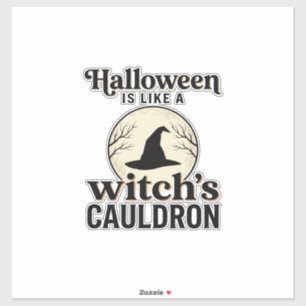 Klassiek Ongeluks Kasteel Halloween Stad Shirt Ont Sticker