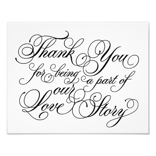 Klassiek | Ontvangteken Foto Afdruk (Voorkant)