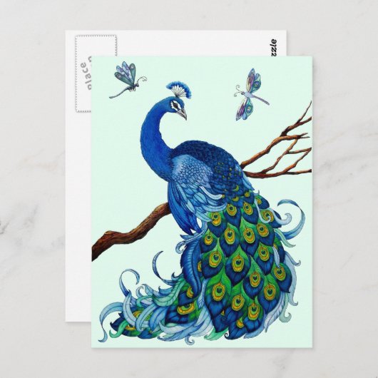 Klassiek ontwerp briefkaart (Voorkant / Achterkant)