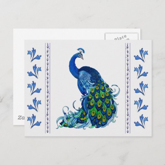 Klassiek ontwerp briefkaart (Voorkant / Achterkant)