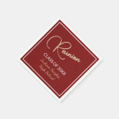 Klassiek ontwerp Class Reunion Servet (Hoek)