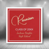 Klassiek ontwerp Class Reunion Servet